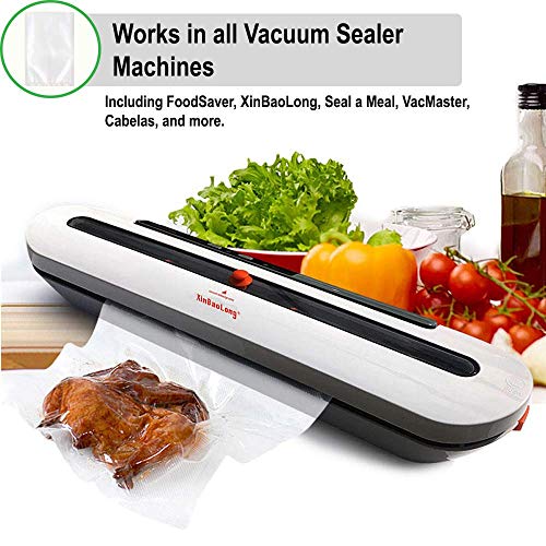 Heavy Duty VacuumSealer StorageBags for Food Airtight FoodSaver for Seal a Meal FreezerSous