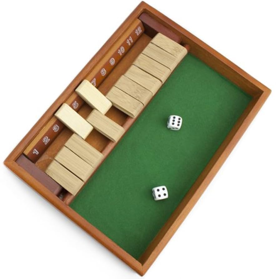 Amazon | Shut The Box シャット ザ ボックス 12 ダイス2個付き
