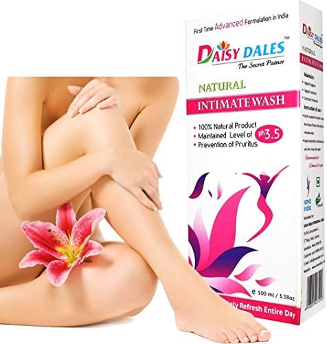 DAISY DALES Natural Intimate WASH 3.38 Fl. Oz. (100ML) Hygiene Care Products for Women