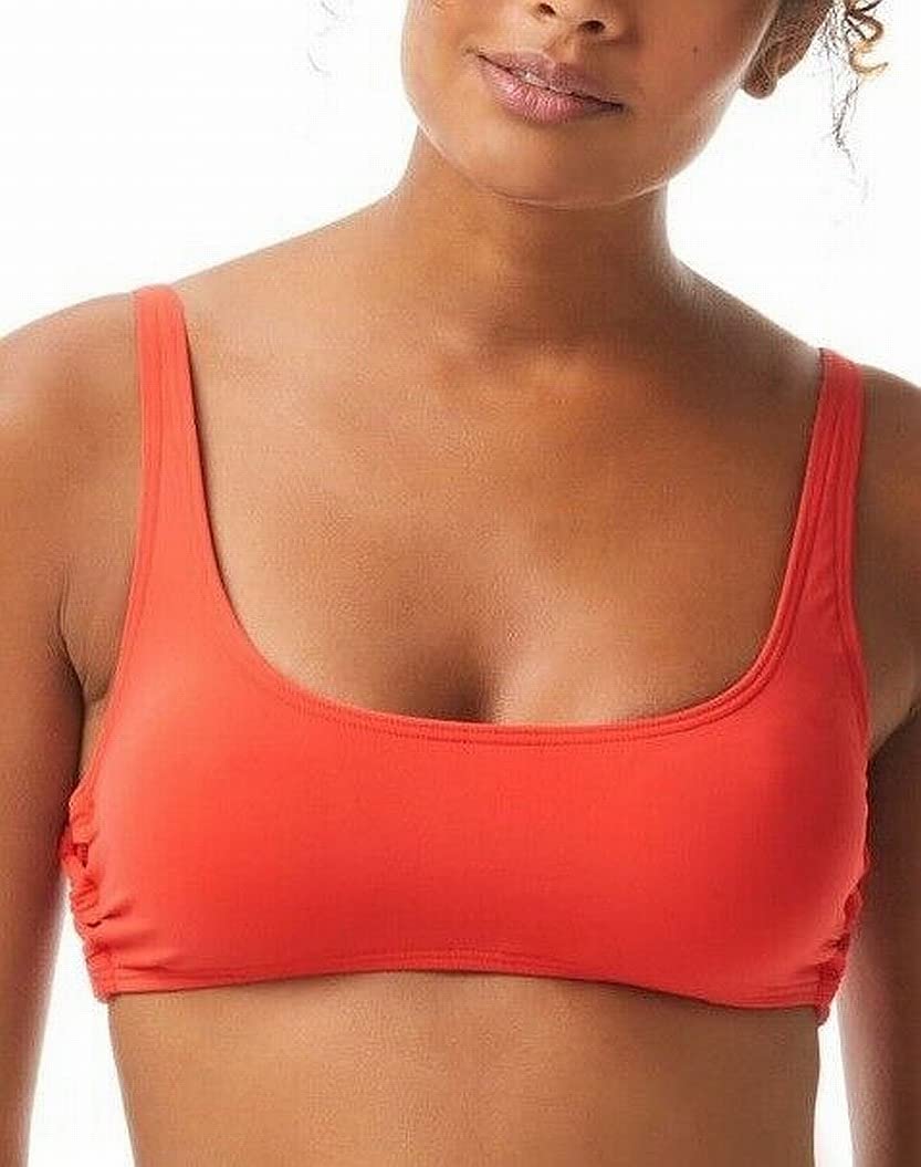 Vince CamutoSolid Side Lace Bikini Top