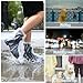 WkrCyncharis 10 Pairs PE Waterproof Shoe Covers for Rain,Rain Shoe Covers,Disposable Rain Boots Covers,Indoor Outdoor Overshoes for Men and Women (Transparent)