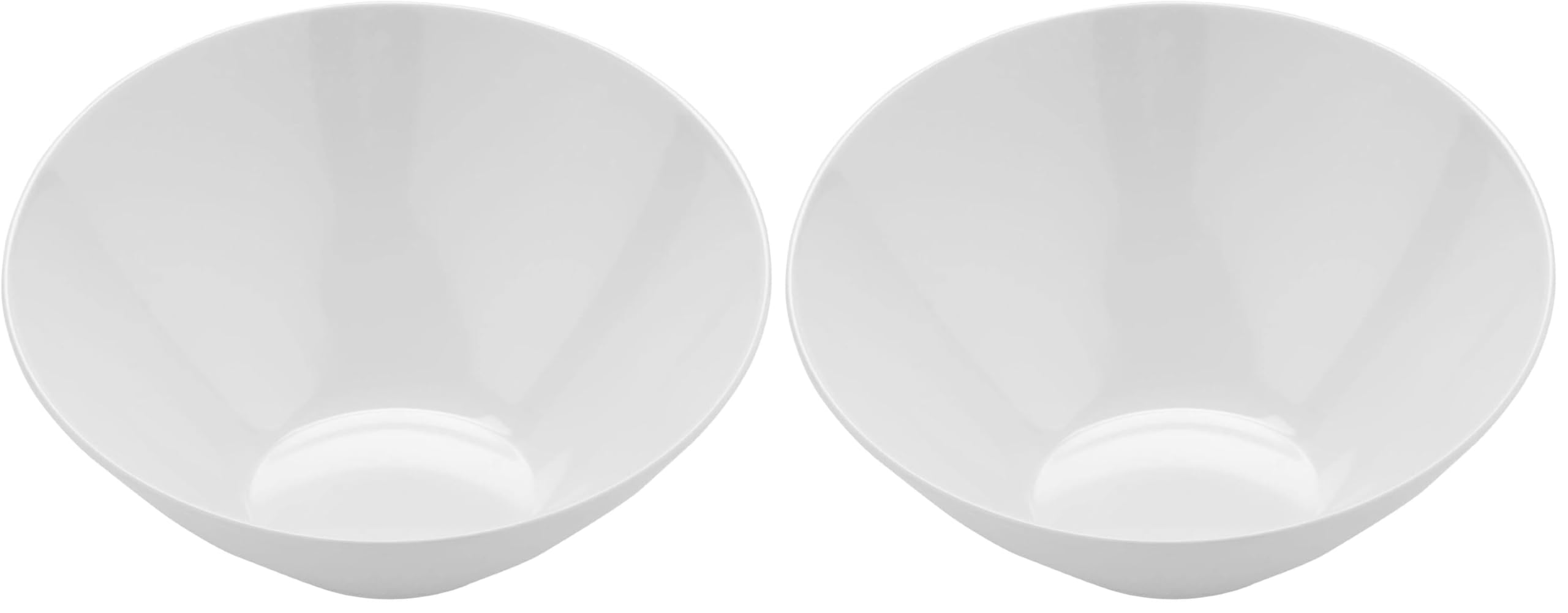 GET White / 16 Fluid Ounce (Pack of 2) / Modern Serving Bowls