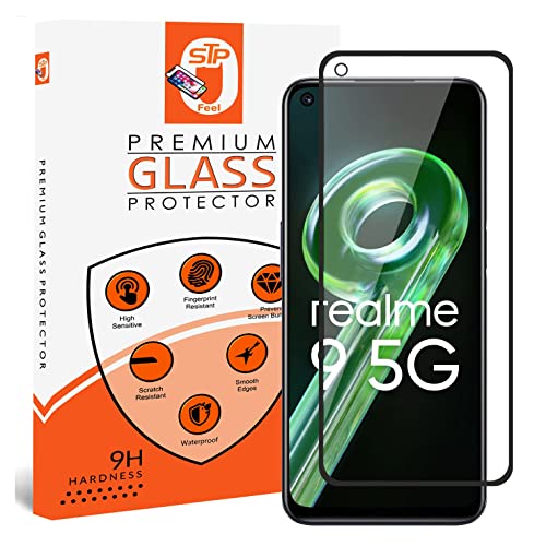 Image of Tempered Glass Compatible For Realme 9 5G / Realme 9 Pro /Realme 9I|Edge To Edge Coverage Screen Protector Guard|Full Screen Protector Cellphone (6.6 Inch,Pack Of 1)