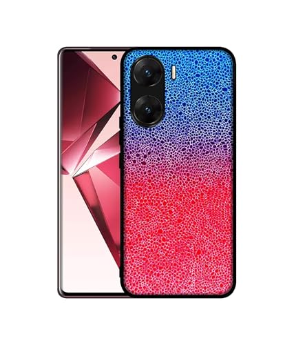 Image of Bubbles Design Premium 2D Printed Metal Back Case Cover for Vivo V29E 5G