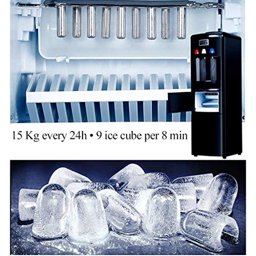 Máquina para Hacer Hielo y Dispensador de Agua Fría y Caliente 2 en 1 miniatura 3