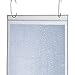 Waterproof Poster Pocket, 8.5 Inch x 11 Inch, Resealable Weatherproof Sign Holder, with Two Hanging Punch Holes, Pack of 10