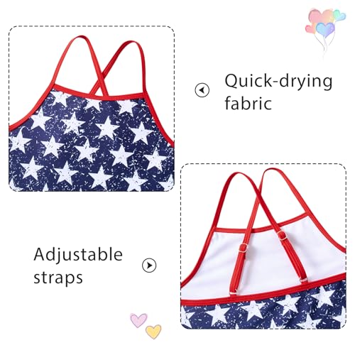 Image of Girls Tankini Swimsuit Bathing Suits Summer Beach Swimwear Size 4-12