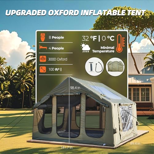 Carpa inflable EROMMY para 6 personas 4 estaciones miniatura 2