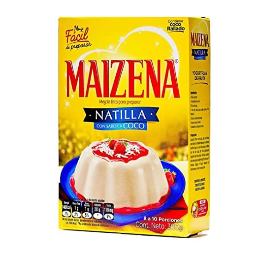 Maizena-Mezcla para preparar natilla sabor coco 300g by Kaptalanshop