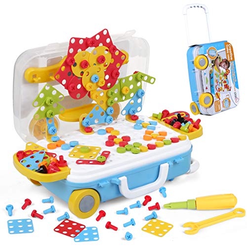 LIHAO 229 Piezas Juguetes Construcción Puzzles 3D Mosaicos para Niños Juguetes Montessori...