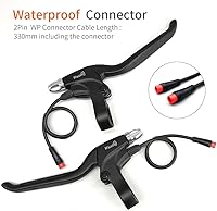 Vista 2 de Maneta de freno para bicicleta eléctrica WUXING 115PDD, empuñaduras de freno para bicicleta eléctrica o scooter E, accesorios de bicicleta eléctrica
