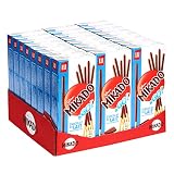 LU Mikado Pocket Chocolat au Lait - Format Poche - Tablettes Amazon Fire HD 10 à Gagner - Biscuits pour le Goûter - Snack Plateau TV - Présentoir de 24 Boîtes de 39 g