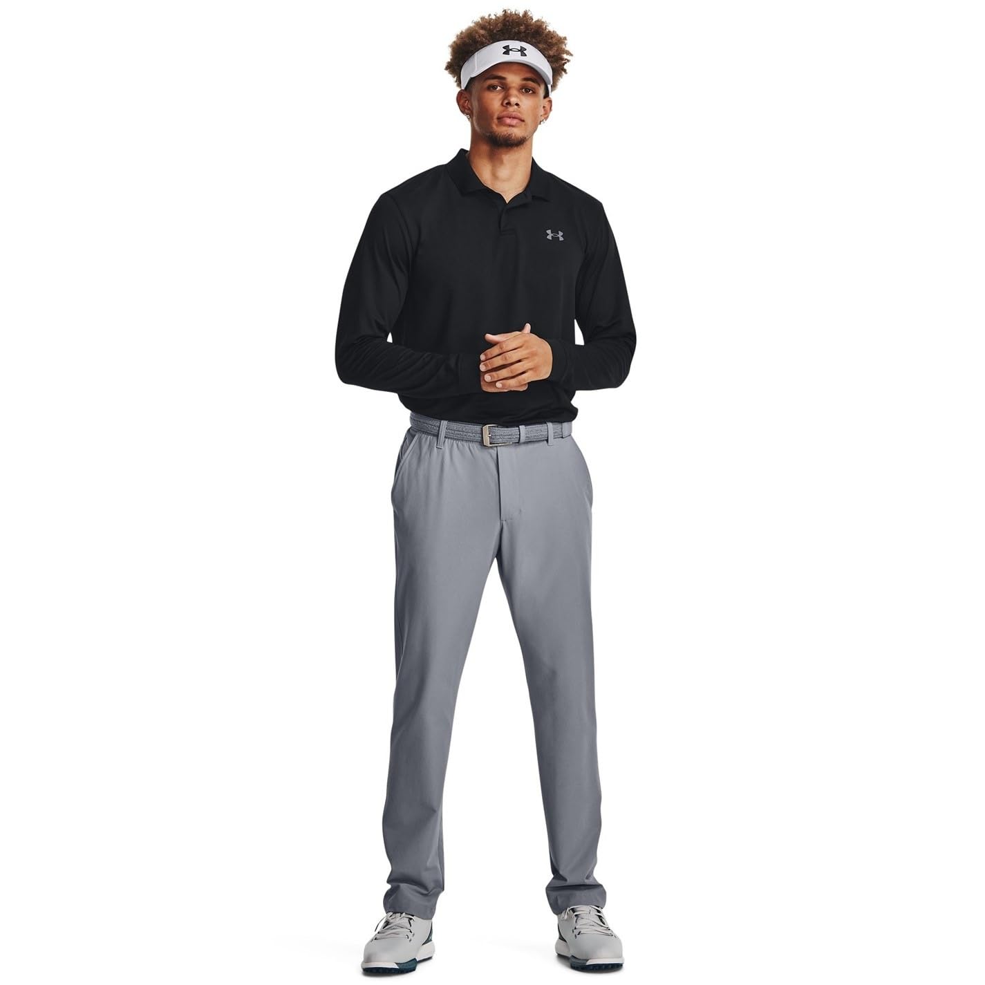 Under Armour Performance Polo 3.0 Long Sleeve Polo da Golf Uomo (Pacco da 1)