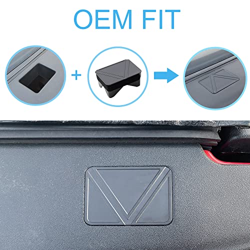 Pimcar Bed Rail Stake Pocket Covers Compatible With 2019-2023 Dodge Ram 1500, Rear Truck Tonneau Covers Stake Holes Caps Plugs Car Accessories (Set Of 2) (Only Fit The Rear Stake Pockets) #TOP7