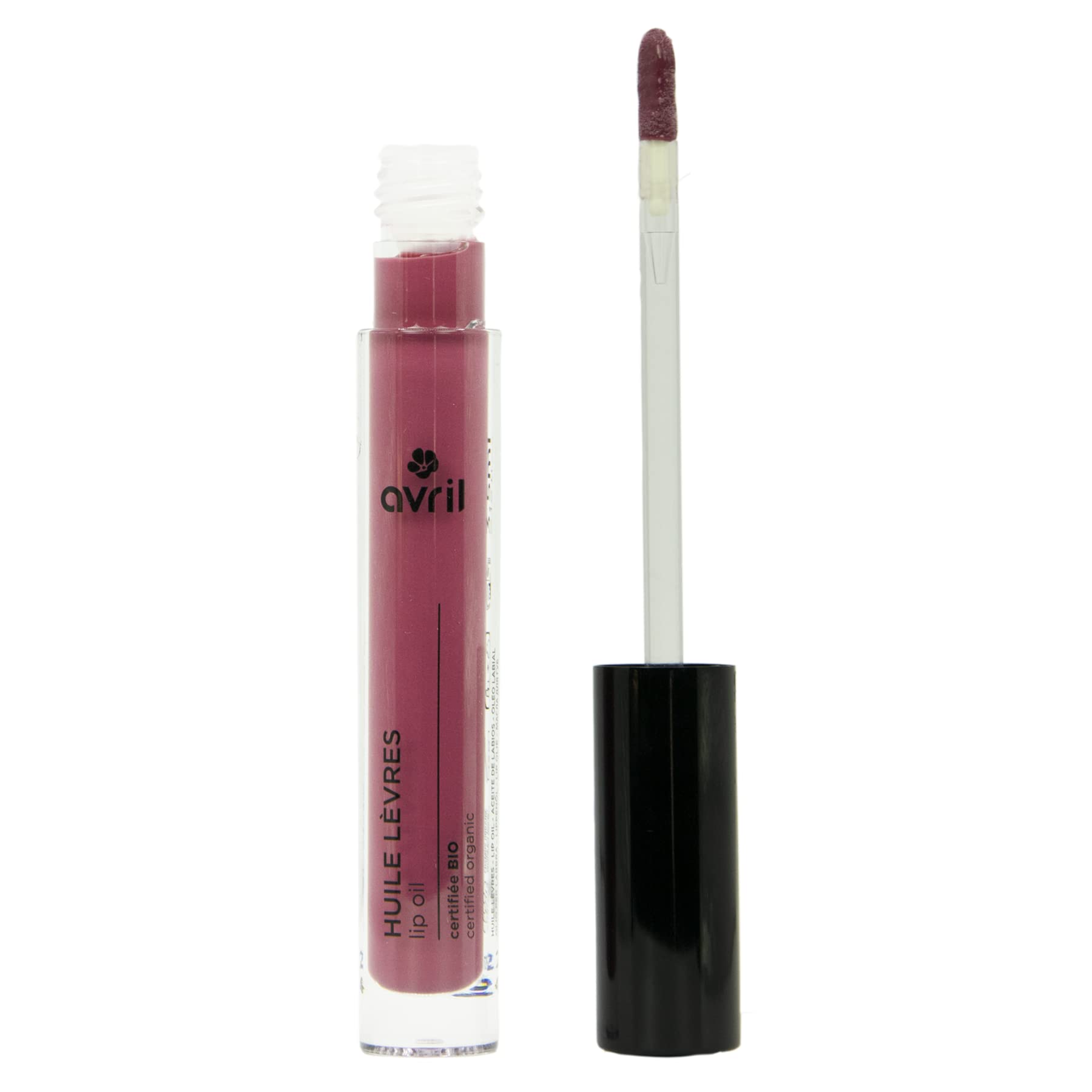 Avril Bio-Lippenöl Für Strahlend Schöne Lippen – Mit Bio-Mandel-, Rizinus- & Jojobaöl – Ecocert Zertifiziert, 100% Natürlicher Ursprung – Made In Italy, 3,5 G