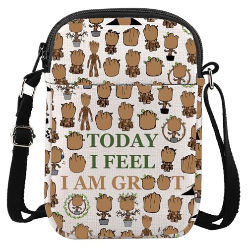 LEVLO Flora Colossus Crossbody Bag Cartoon Lover Inspired Gift Today I Feel I Am Flora Colossus Shoulder Bag