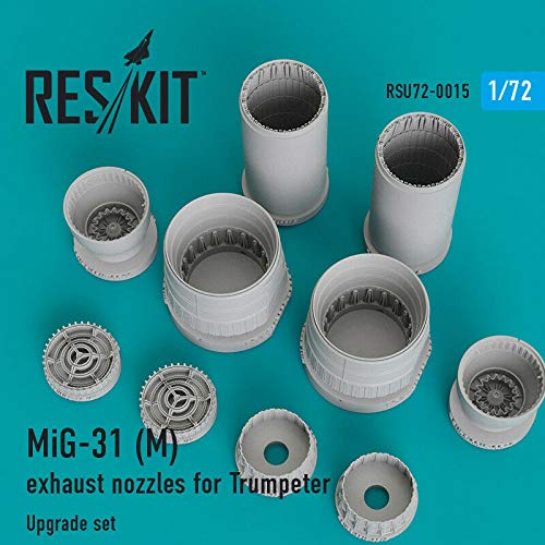 Reskit RSU72-0015 - 1/72 – MiG-31 (M) Exhaust nozzles for Trumpeter Upgrade Set