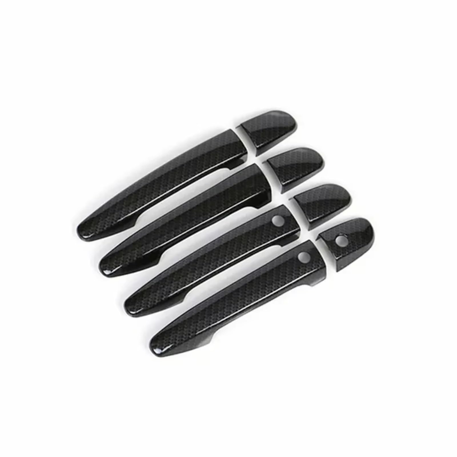 Qdzvalumv Smart Carbon Car Door Handles Cover Shell Compatible With Mazda For Cx3 Cx5 2014 2015 2016 2017 2018 2019 Car Door Handle Cover Trim Accessories Set(Smart Carbon)