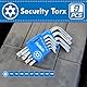 HemBorta® Torx Innensechskant Satz mit 9-teilig Sicherheits-Torxschlüssel T10-T50, Kurz Sternschlüsselsatz mit Löchern an Enden T10, T15, T20, T25, T27, T30, T40, T45 & T50 Torx Winkelschlüsselsatz
