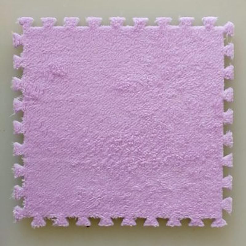 Tapis de salon violet puzzle 10 tapis de pied mousse patchwork 1cm