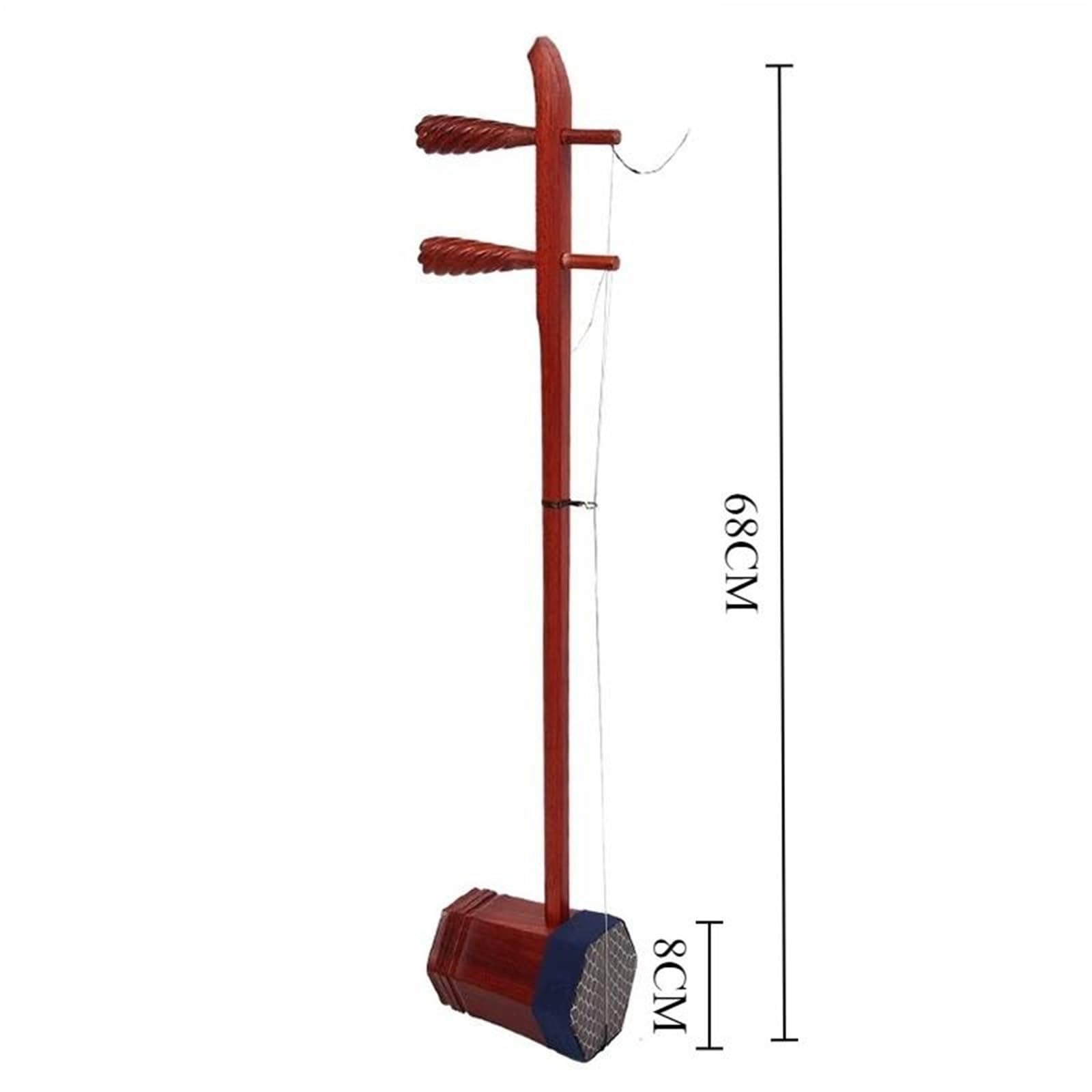 Erhu Instrument Muzyczny Ręcznie Robione Fioletowe Drzewo Sandałowe Jinghu 2 Struny Erhu