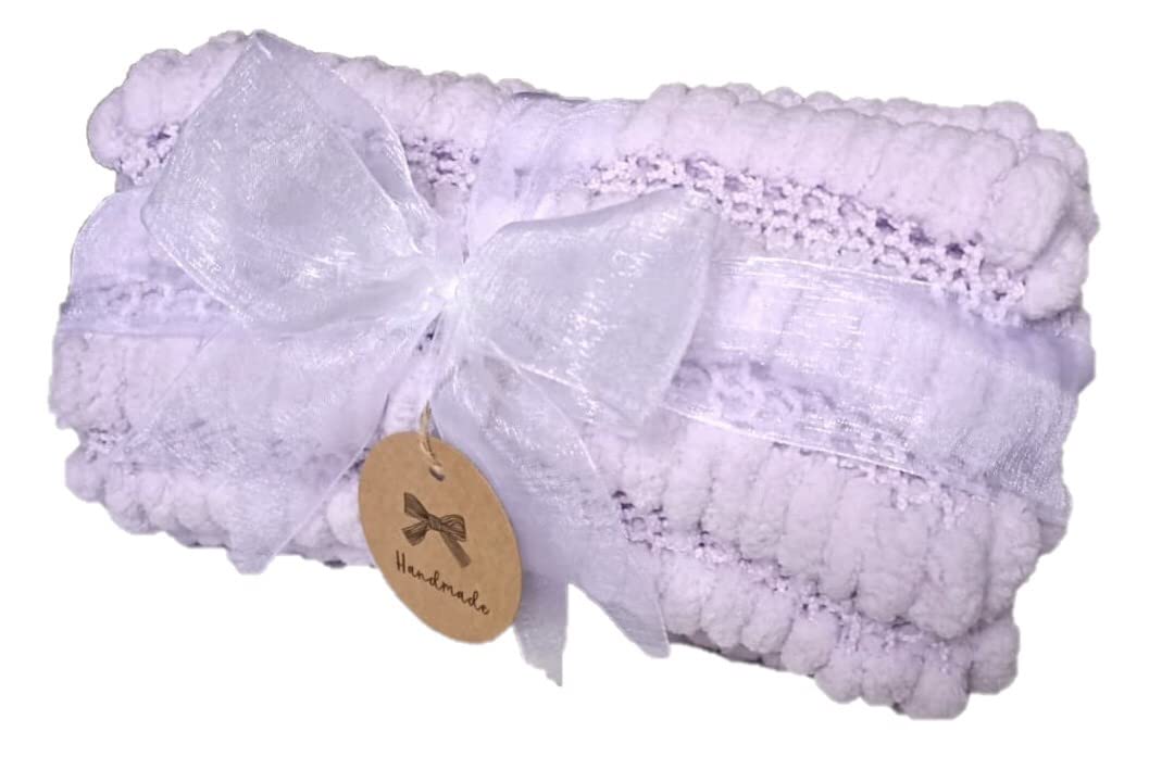 Car Seat Baby Blanket, Super Soft & Fluffy (Purple)