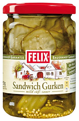 Felix Sandwich-Gurken mild, süß-sauer - 570gr