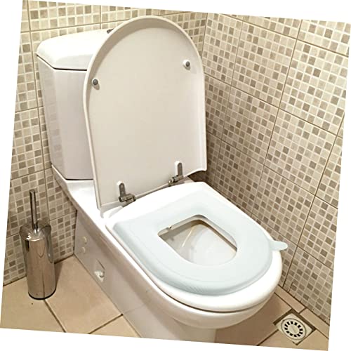 YARNOW Toilettendeckel Komfortsitzkissen Toilettensitzkissen Winteraufkleber Gepolsterter Toilettensitzbezug Verdicken Toilettensitzbezug Toilettensitzbezug Bequem Toilettensitzauflage – Bild 6