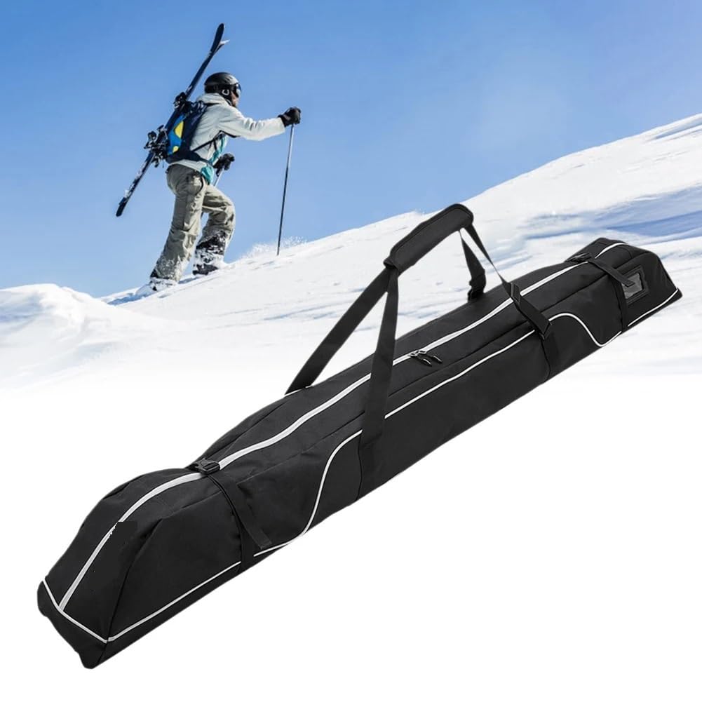 Torby na buty narciarskie 172 cm Torby na narty śnieżne, regulowane, torba podróżna na sprzęt snowboardowy, uchwyty, akcesoria do gogli i rękawiczek torba bagażowa