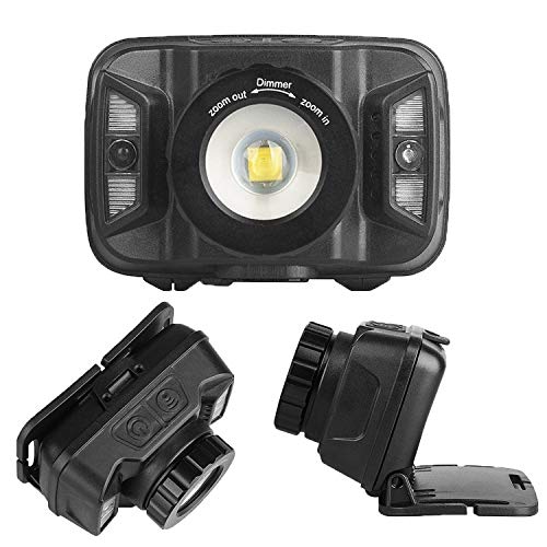 JINGYAN Reflektory Nowy oświetlenie Headlamp Outdoor Camping Night Riding Light USB Ładowanie Reflektory Reflektorów Nocny Uruchom Eksplorator Focus Lights