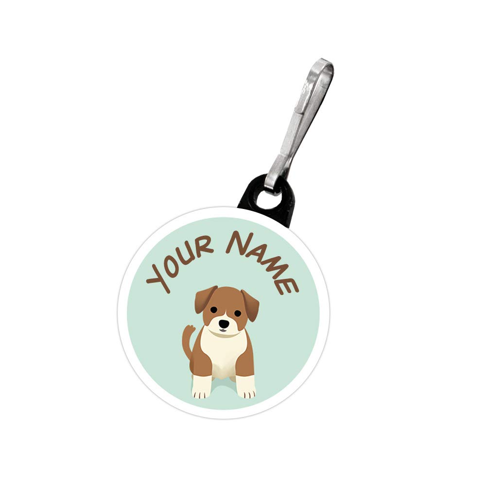 Personalized Waterproof Weatherproof Zipper Pulls - Dog Design