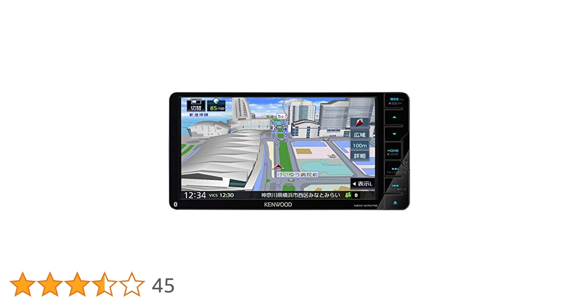Amazon | ケンウッド カーナビ 彩速ナビ 7型ワイド MDV-S707W