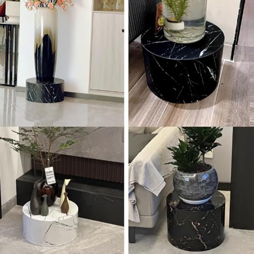Weißer Runder Ausstellungsständer – MDF, Tragkraft 200 Kg, 50×15 Cm Für Boutiquen & Events