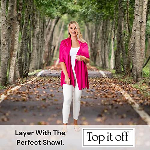 Women’s Lightweight Shawl Wrap – for Game Day, Weddings, Casual & Evening Wear – Versatile All Season Travel Wrap3