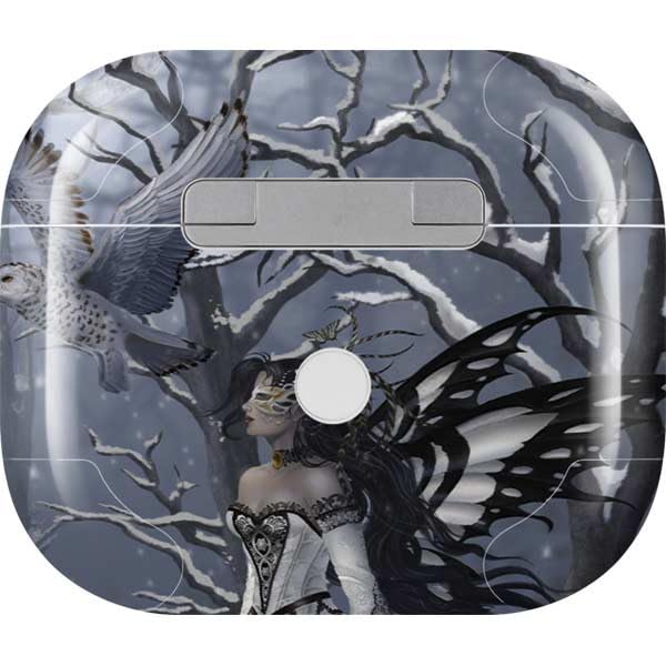 Skinit Decal MP3 Player Skin Compatible with iPod Classic (6th Gen) 80GB - Originally Designed Fairy with Black Cat Sitting on Moon by Nene Thomas Design