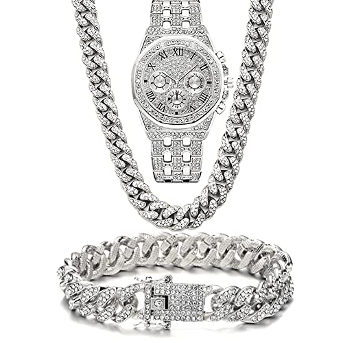 Montres-Bracelets Collier Chaîne Cubaine pour en finir avec les looks ternes, set bijoux