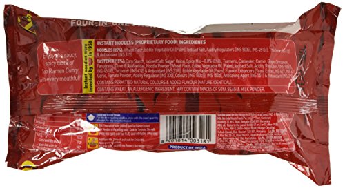 Image of Top Ramen Curry Veg Noodles, 280 Gram (Pack of 2), Vegetarian, 560 Gram