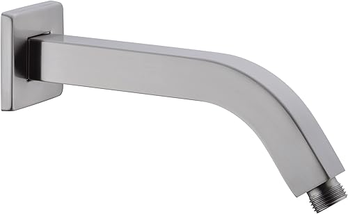 TRUSTMI Brazo de ducha cuadrado para montaje en pared, tubo de extensiĂłn de cabezal de ducha en forma de V, extensor de cabezal de ducha con brida, TRUSTMI Brazo de ducha cuadrado para montaje en pared, tubo de extensiĂłn de cabezal de ducha en forma de V, extensor de cabezal de ducha con brida,