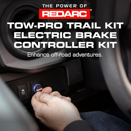 Image of REDARC Tow-Pro Trail Kit Electric Trailer Brake Controller Kit for Nissan Vehicles, Off Road Dual Braking, Plug and Play Install, 12V /24V Compatible to Tow RV, Camper, Trailer, Boat