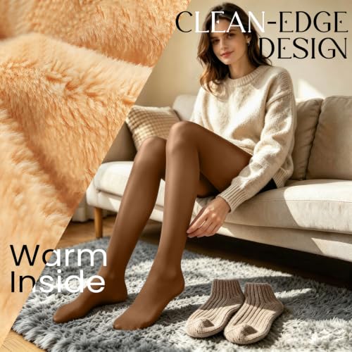 Image of Women's Fleece Lined Tights Thicken for Warmth