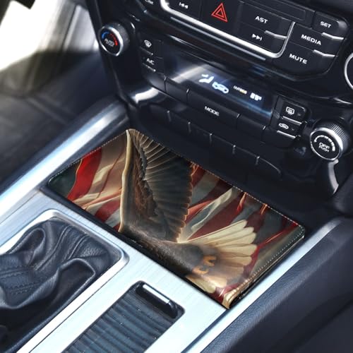Organizador para auto de cuero slim miniatura 4
