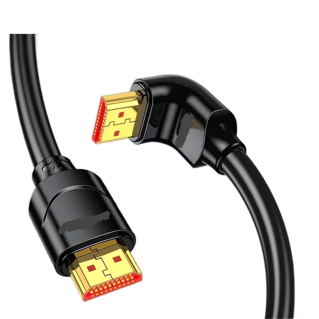 Compatibile con console di gioco PC TV Laptop Cavo HDMI 2.0 angolare | Cavo ad alta velocità da 90/270 gradi, funziona con le funzioni 4K, 3D, 1080P e ARC(270 Degree,3M)