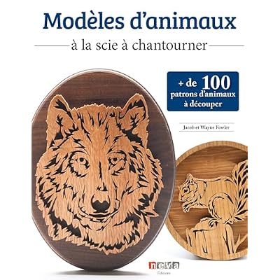 Mod&egrave;les d'animaux &agrave; la scie &agrave; chantourner