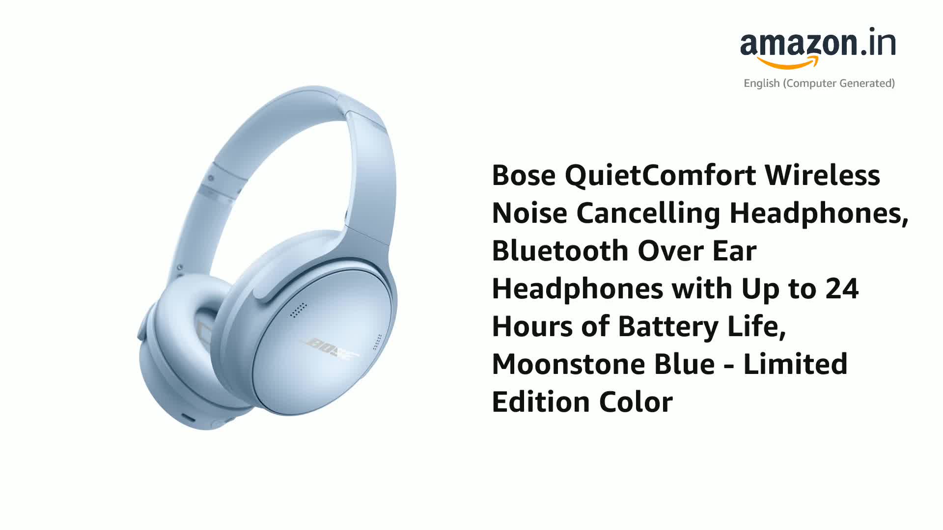 Bose QuietComfort Wireless Noise Cancelling Headphones