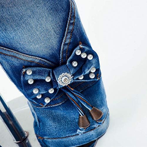 Peacolate Spring Autumn Little Girls Clothing Set 3pcs Long Sleeve T-Shirt Denim Jacket and Jeans - Image 9