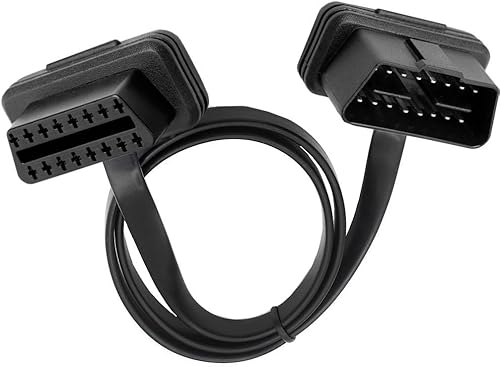 Miniatura 6 de OBD2 - Cable de extensión OBD2, OBD 2, OBD II, 16 pines, macho a hembra, adaptador de cable extensor de cinta plana para automóvil, herramientas de