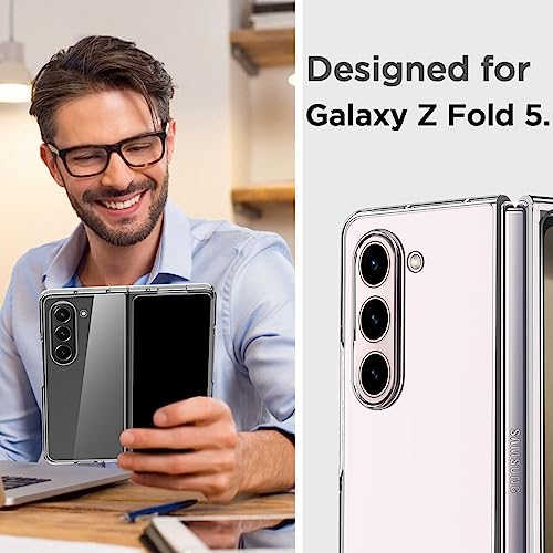 Image of for Samsung Galaxy Z Fold 5,Samsung Galaxy Z Fold 5 Phone Case Clear Transparent TPU Shock-Absorption Flexible Cell Phone Cover for Samsung Galaxy Z Fold 5 - Transparent