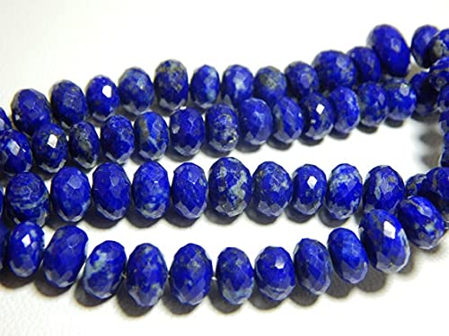 Perles en labradorite naturelle rundelle facettée 5.5x8mm pour fabrication bijoux DIY