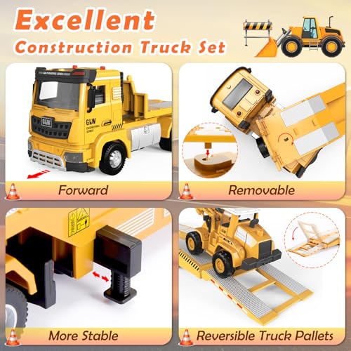Cadeau de construction pour garçons : coffret pelleteuse 3-7 ans