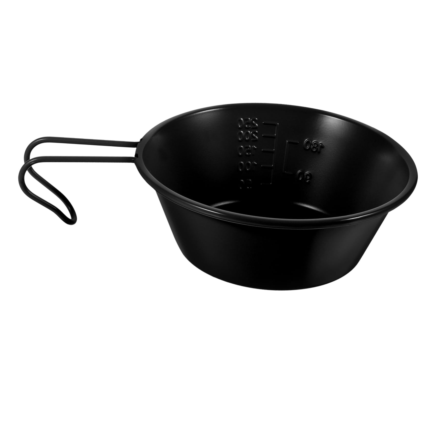 ifundom Stainless Steel Camping Bowl Compact Outdoor Noodles Bowl with Hollow Handle for Easy Storage for Camping Backpacking Picnics Bbqs and Outdoor Adventures